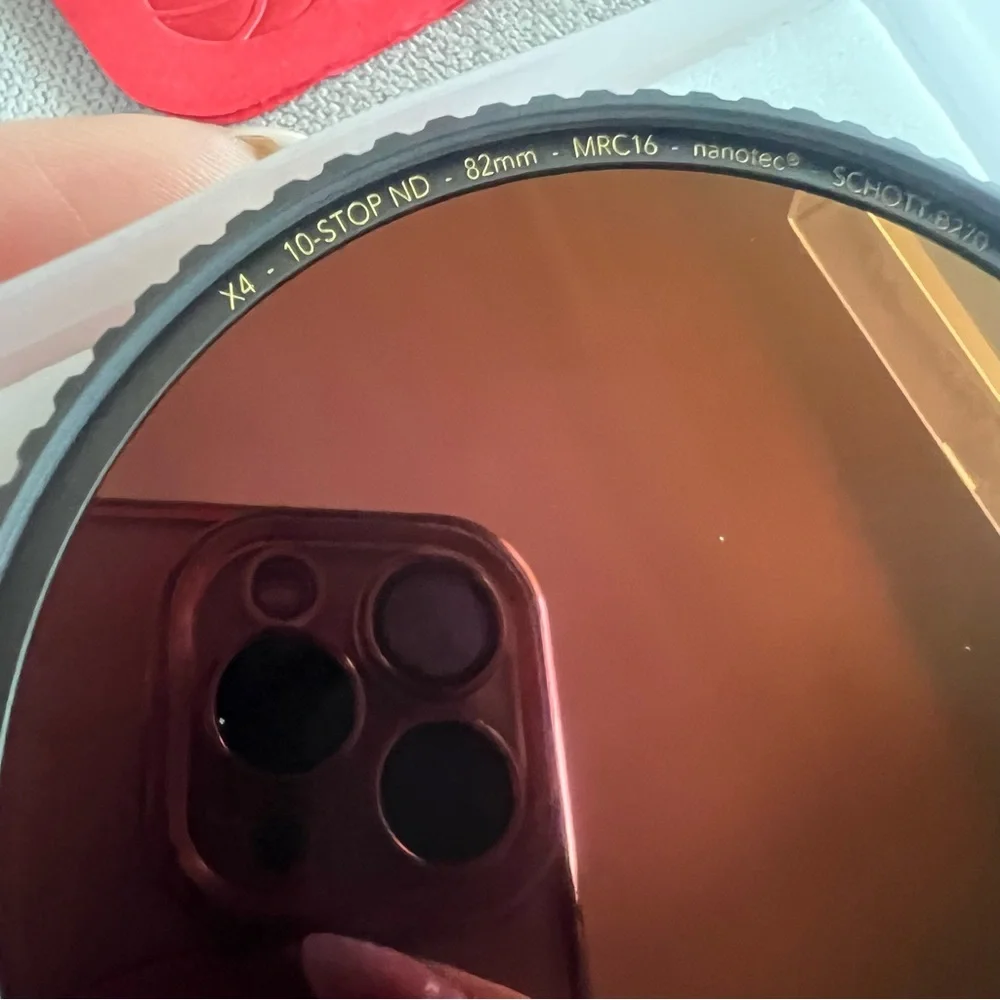Breakthrough X4 Dark ND 10‑Stop 82 mm (Demo) | Nano Coated, Made in USA